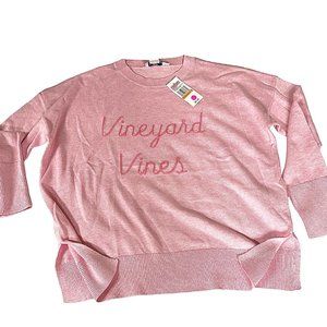 NWT Vineyard Vines Lightweight Pink Sweater
